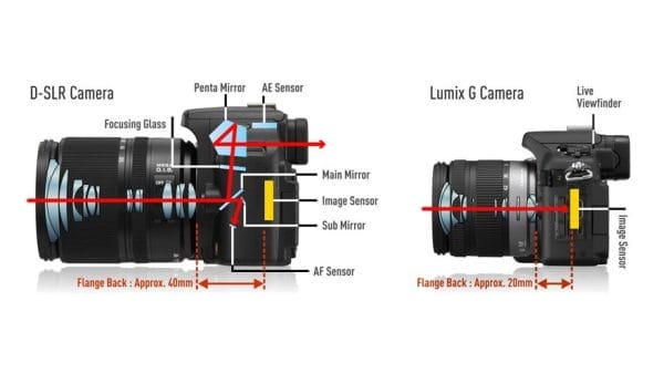 Differences Between DSLR And Mirrorless Camera