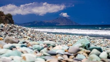 Blue Stone Beach Ende